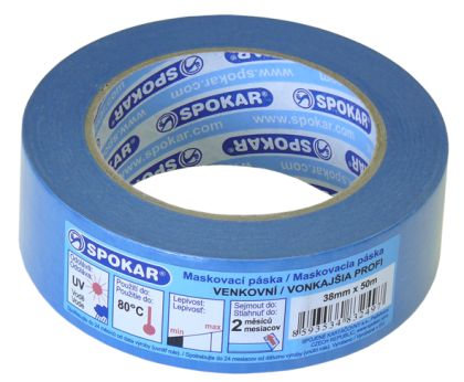 Spokar Maskovací páska venkovní PROFI 38 mm × 50 m