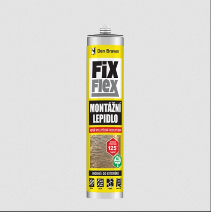 DenBraven Montážní lepidlo FIX FLEX,  280 ml bílá