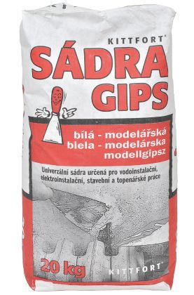 Sádra bílá, modelářská 20 kg