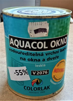 Aquacol okno V-2076/1000 bílá 0,6l UH - VÝPRODEJ