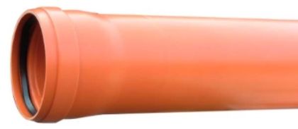 Trubka kanaliz. KGEM SN4 KOEX PVC DN125 / 2 m