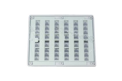Mřížka ventilační PVC hranatá bílá s regulací 175 x 146 mm - univerzální B