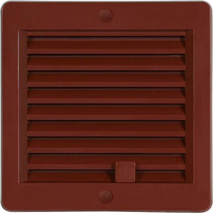 Větrací mřížka VM 150x150 UH hnědá / se žaluzií