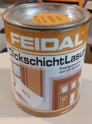 DickschichtLasur 0,75l borovice Feidal - VÝPRODEJ