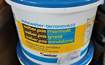 Weber.pas marmolit jemnozrnný (20 kg) odstín MAR1 024 20 - VÝPRODEJ