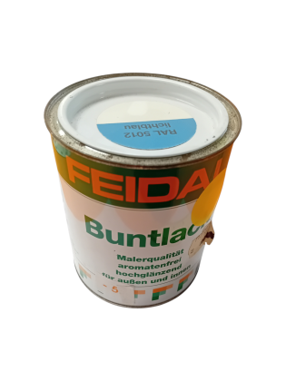 Buntlack 0,75l Ral 5012 Feidal - VÝPRODEJ