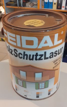 HolzSchutzLasur 2,5 l bílý Feidal - VÝPRODEJ