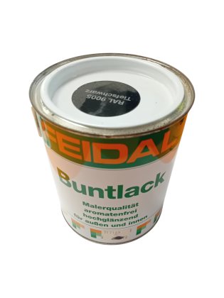 Buntlack 0,75l Ral 9005 Feidal - VÝPRODEJ