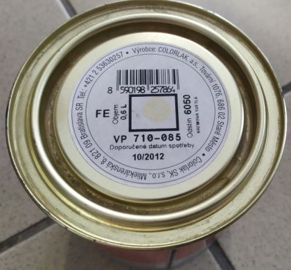 Colorlak Univerzal S2013/C6050 Krémová světlá lesklá 0,6 l - VÝPRODEJ