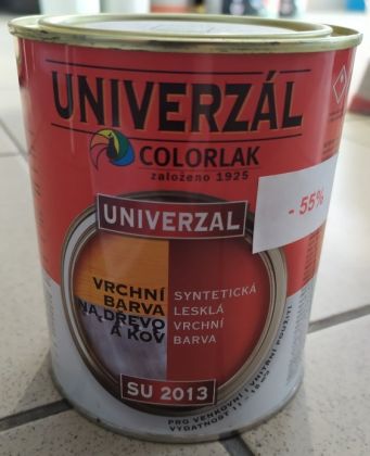 Colorlak Univerzal S2013/C6050 Krémová světlá lesklá 0,6 l - VÝPRODEJ