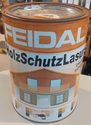 HolzSchutzLasur 2,5 l mahagon Feidal - VÝPRODEJ
