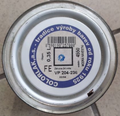 Colorlak Univerzal S2013/C4550 Modrá návěstní lesklá 0,35 l - VÝPRODEJ