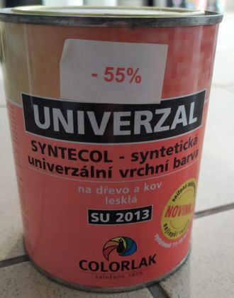 Colorlak Univerzal S2013/C4550 Modrá návěstní lesklá 0,6 l - VÝPRODEJ