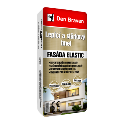DenBraven Lepící a stěrkový tmel FASÁDA Elastic 25 kg