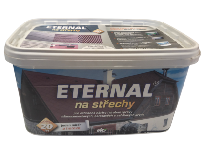 Eternal na střechy Červenohnědá 5 kg - VÝPRODEJ