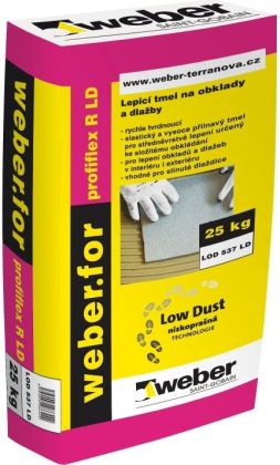 Weber.for profiflex R LD - rychle tvrdnoucí tmel C2TF S1 (low dust) (25 kg)