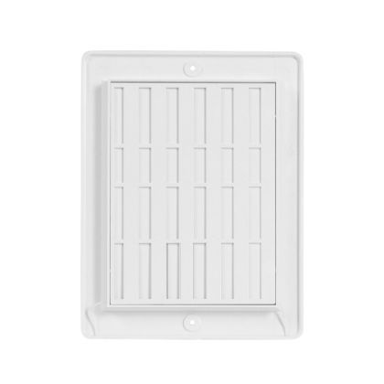 Větrací mřížka s rámečkem uzavíratelná bílá 150 x 200 mm