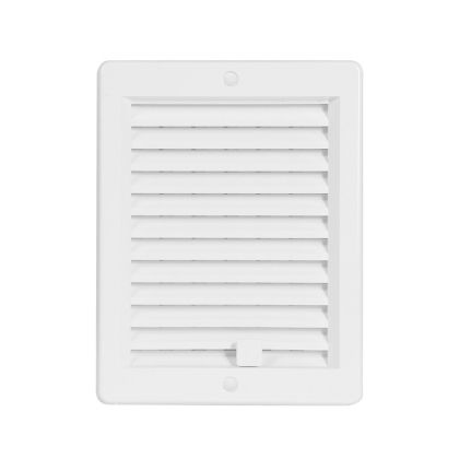 Větrací mřížka s rámečkem uzavíratelná bílá 150 x 200 mm