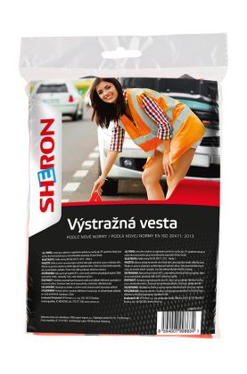 SHERON Výstražná vesta EN ISO 20471:2013 CZ/SK