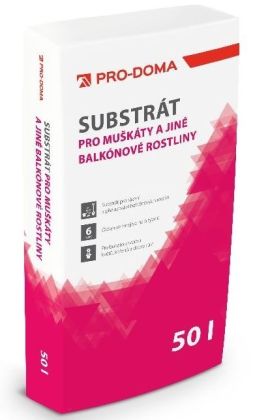 Substrát pro muškáty a balkonové rostliny 50 l