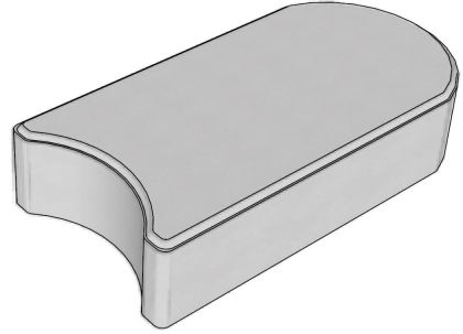 CSB TRÁVNÍKOVÝ LEM 50 x 120 x 240 mm Červený (paleta 420 ks)