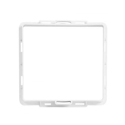 Větrací mřížka s rámečkem a síťovinou bílá 150 x 150 mm