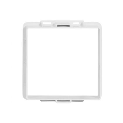 Větrací mřížka s rámečkem uzavíratelná bílá 150 x 150 mm