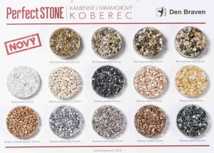 DenBraven Říční kamínky oblé 4 - 8 mm pro kamenný koberec (pytel 25 kg)