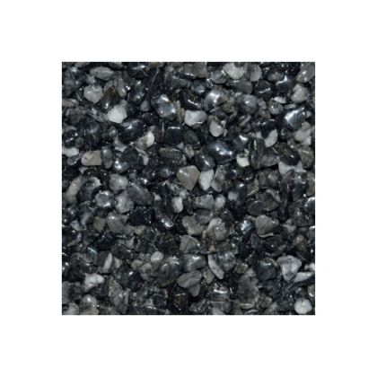 DenBraven Mramorové kamínky antracit (černé) 3 - 6 mm pro kamenný koberec (pytel 25 kg)