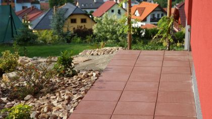 CSB DLAŽBA FORMELA I 30 x 30 x 5 cm Červená standard neskladba (paleta 120 ks)