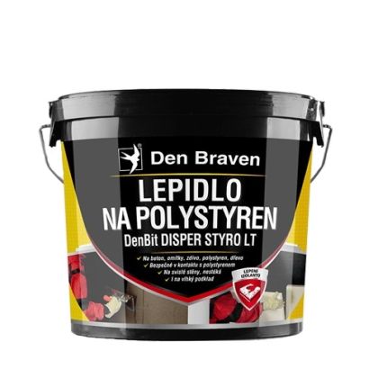 DenBraven Lepidlo na polystyren a asfaltové pásy DenBit DISPER STYRO LT 10 kg