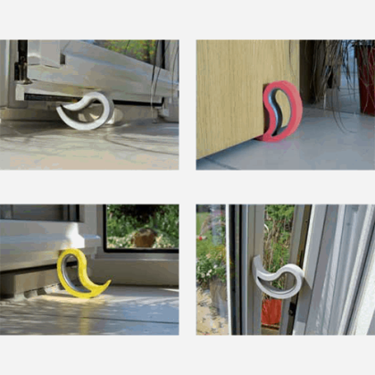 DenBraven Dveřní a okenní zarážka STOPPY čokoládová