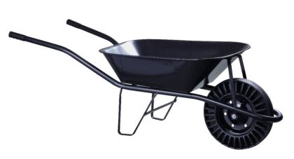 Kolečko stavební KS80 - korba tažená pozinkovaná, kolo bantam, 80 litrů