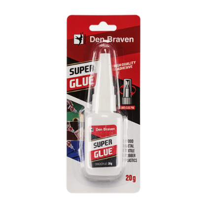 DenBraven Sekundové lepidlo SUPER GLUE dóza 20g