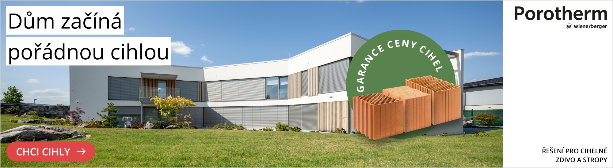 Porotherm - garance ceny