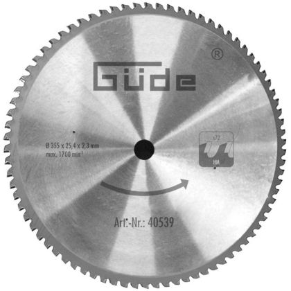 Pilový kotouč na kov 355 x 25,4 x 72Z