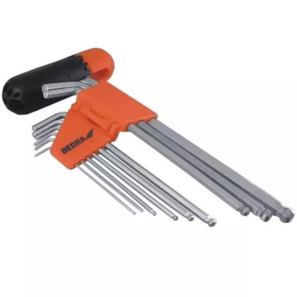 Imbusové klíče CrV,9ks