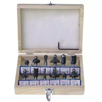 Závitoví očka a závitníky, sada M3-M12 Wolf