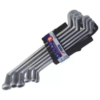 Klíč očkoplochý CrV, sada 26 ks,6-28,30,32,36mm kazeta