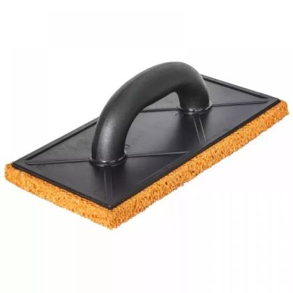 Hladítko plastové s tvrdou houbou 270x130 mm, 25mm, žluté