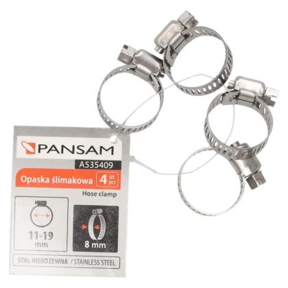 Nastavitelné spony 11–19 mm pro pneumatické hadice