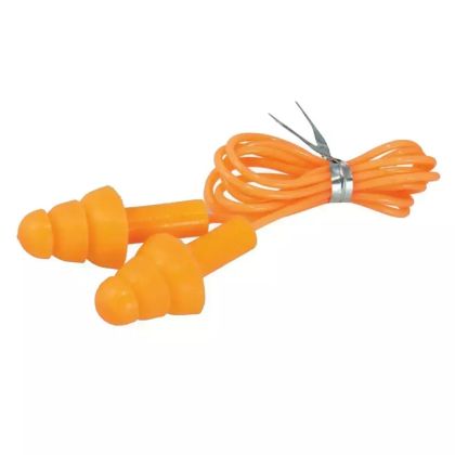 Silikonové protihlukové špunty, SNR 29 dB, 5 párů