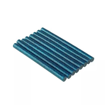Lepiace tyčinky zelená brokátová 8ks 7-8x100mm