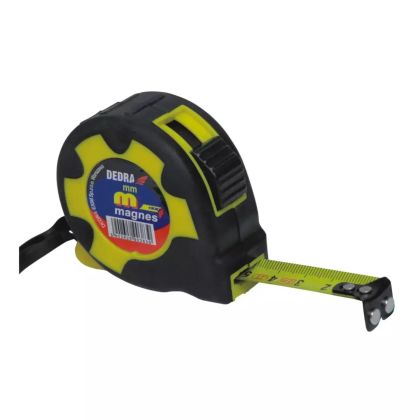 Svinovací metr 5m/19mm pouzdro ABS+guma, věšáček