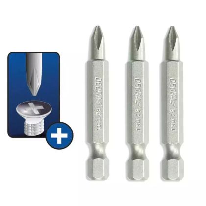 Šroubovací bity ploché Pozidriv PZ2x150mm, 2ks blistr