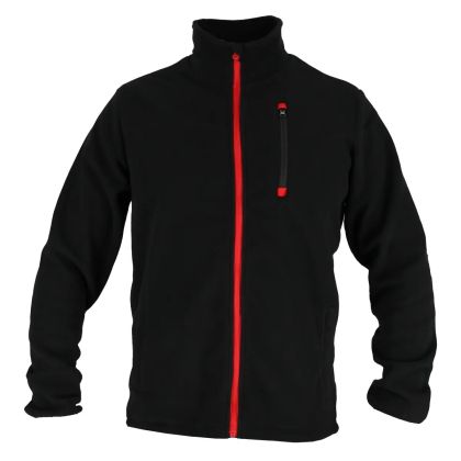 Fleecová mikina 300g/m2, velikost S, černá barva