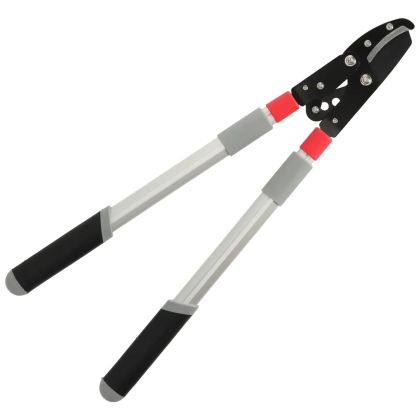 Kovadlinkové zahradnické nůžky na větve, převodové, teleskopické rukojeti