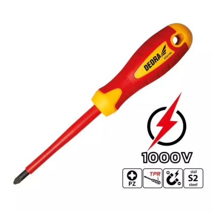 Izolovaný plochý šroubovák 8x175mm
