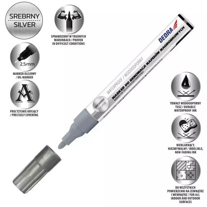 Popisovač pro obnovu nápisu na náhrobku zlatý 1ks