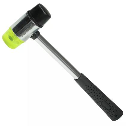 Klempířské gumové kladívko 90 mm, ocelová rukojeť